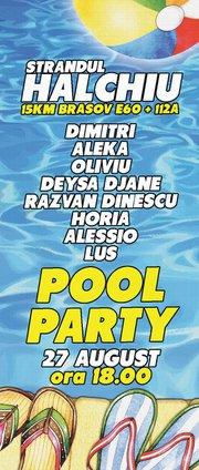 poze halchiu pool party la brasov