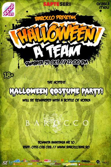 poze halloween a team barocco bar sambata 29 10 22 00