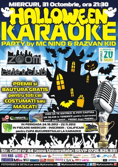 poze halloween karaoke party by mc nino razvan kid zoom cafe club