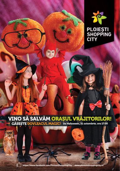 poze halloween la ploiesti shopping city