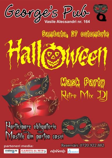 poze halloween mask party in craiova
