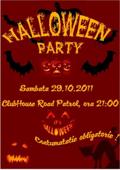 poze halloween party in clubhouse road patrol