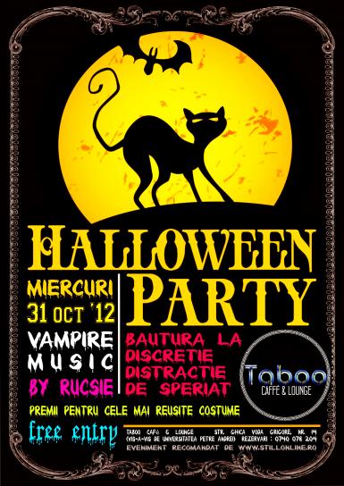 poze halloween party in taboo caffe lounge iasi 