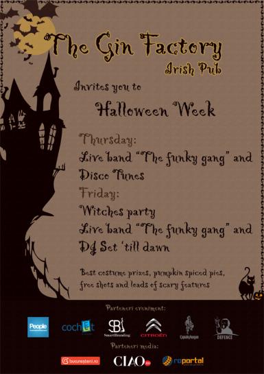 poze halloween week the gin factory