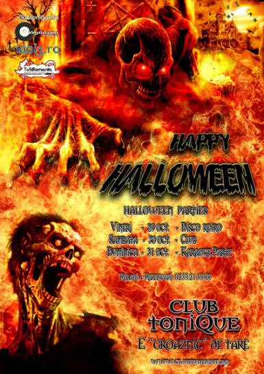 poze happy halloween in club tonique 