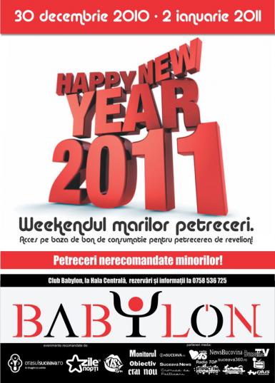 poze happy new year 2011 in club babylon