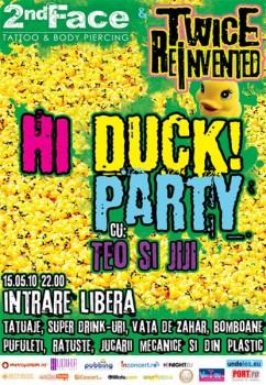 poze hi duck party in club twice din bucuresti