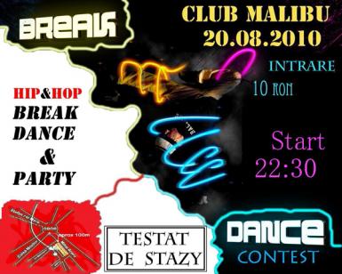 poze hip hop break dance party in club malibu din bucuresti