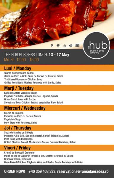 poze hub business lunch 13 17 may 2013