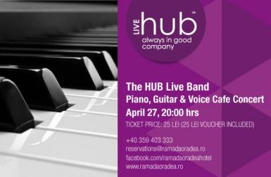 poze hub live piano guitar voice cafe concert