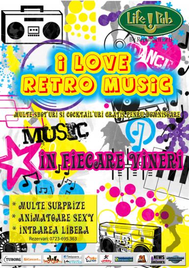 poze i love retro music