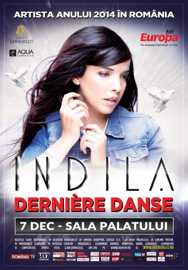 poze indila concerteaza in 7 decembrie la bucuresti