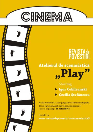 poze inscrieri la atelierul de scenaristica play