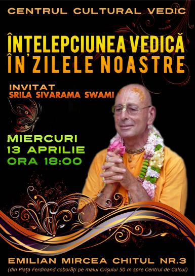 poze intelepciunea vedica in zilele noastre invitat srila sivarama swami 