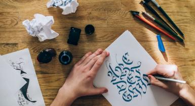 poze introducere in caligrafie curs online