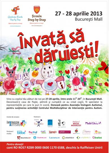 poze  invata sa daruiesti alaturi de gradinita bambi si scoala step 