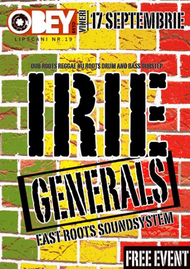 poze irie generals east roots soundsystem in obey club din bucuresti