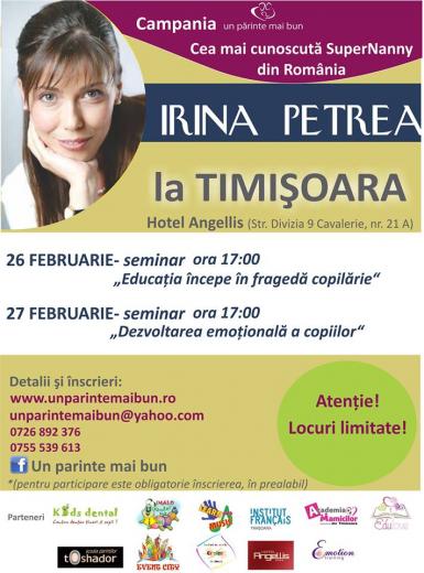 poze irina petrea la timisoara