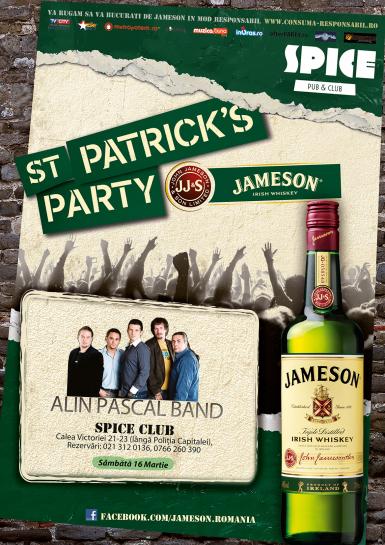 poze jameson st patrick s party cu alin pascal band