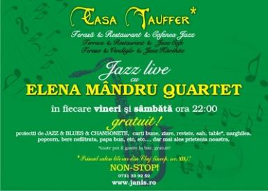 poze jazz live cu elena mandru quartet cluj