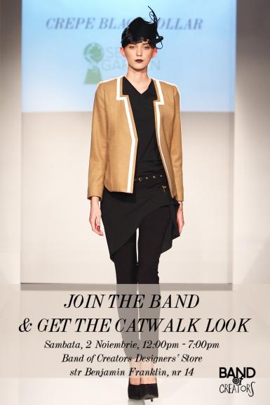 poze join the band and get the catwalk look