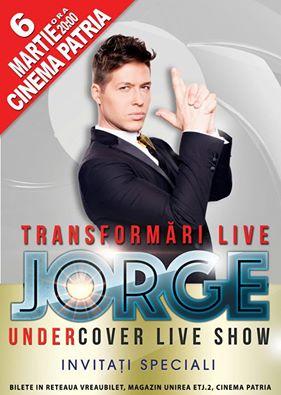 poze jorge undercover live show