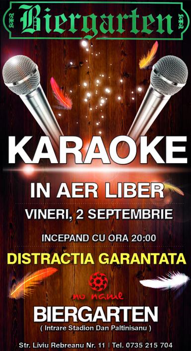 poze karaoke in aer liber