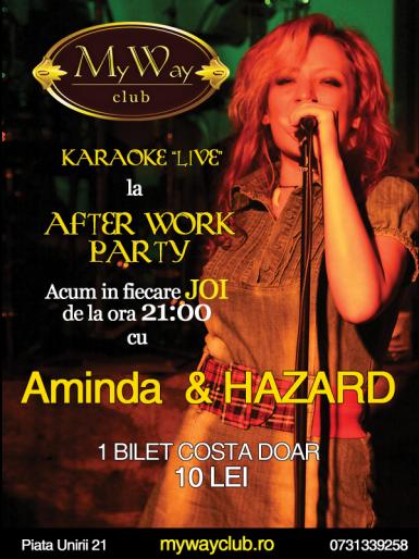 poze karaoke live la after work party 