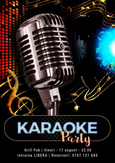 poze karaoke party in grill pub 