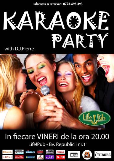 poze karaoke party vineri in lifepub
