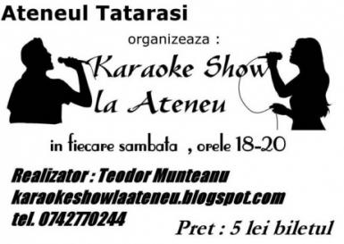 poze karaoke show la ateneu