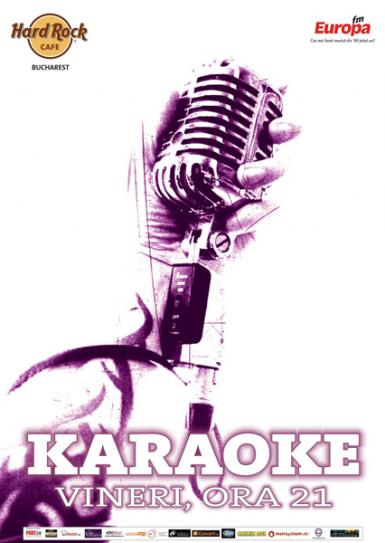 poze karaoke star la hard rock cafe