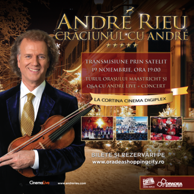 poze la cortina cinema digiplex sarbatorim craciunul cu andre rieu