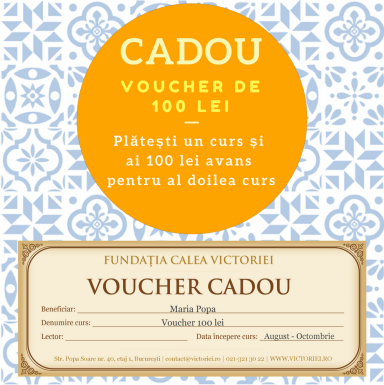 poze la fiecare curs cumparat in august prime ti un voucher cadou