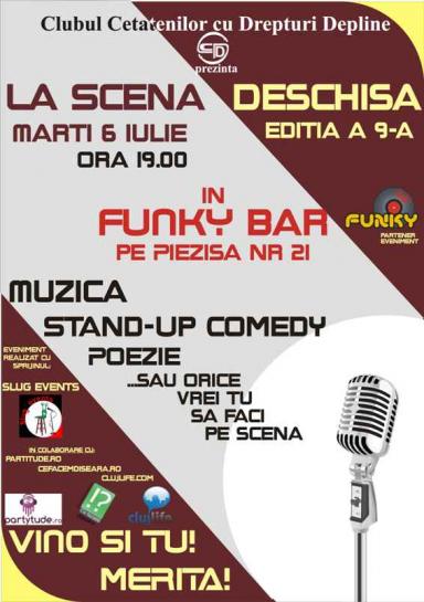 poze la scena deschisa in funky bar cluj