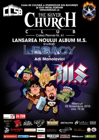 poze lansare album m s la the silver church din bucuresti