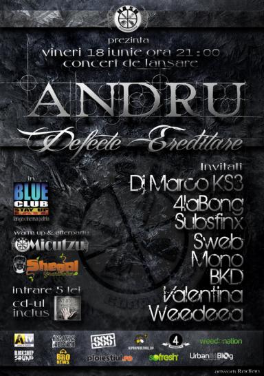 poze lansare de album andru in club blue