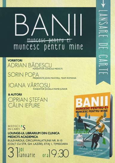 poze lansare de carte banii muncesc pentru mine