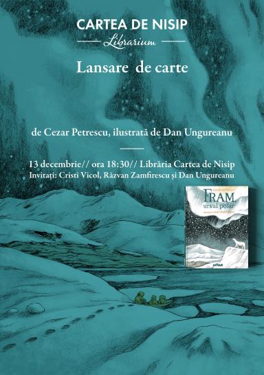 poze lansare de carte fram ursul polar