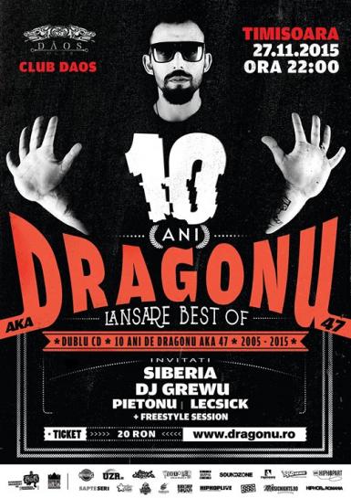 poze lansare dragonu aka 47 club daos timisoara