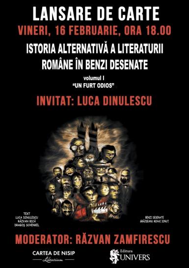 poze lansare istoria alternativa a literaturii romane in benzi desenat