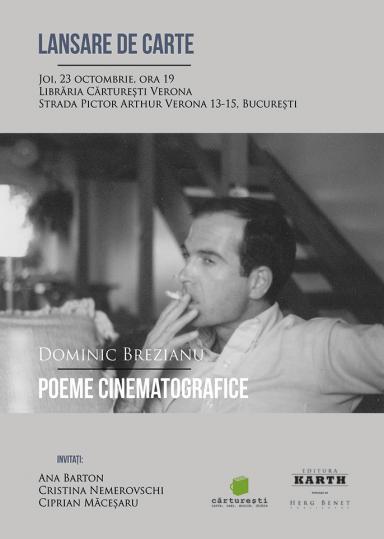 poze lansarea volumului poeme cinematografice de dominic brezianu