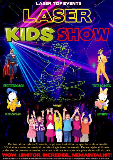 poze laser kids show tour