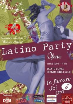 poze latino party la scena cafe