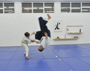 poze lec ie demonstrativa de aikido pentru copii