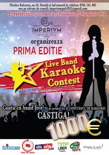 poze live band karaoke contest