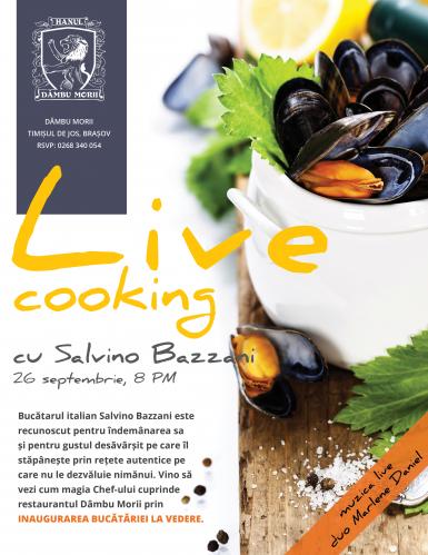 poze live cooking restaurant dambu morii