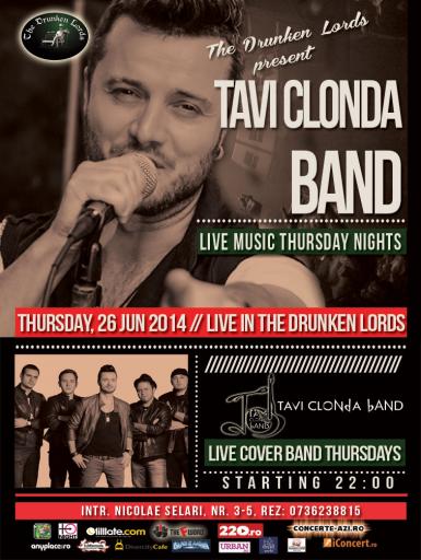 poze  live thursdays by tavi clonda band the drunken lords