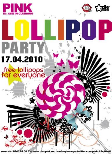 poze lollipop party in club pink