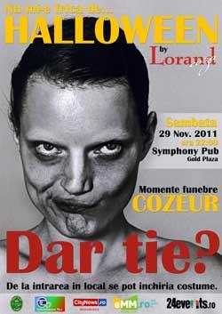 poze lorand coza si halloween party